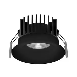 Kép 1/3 - Nova Luce Blade beépíthető fürdőszobai lámpa fekete