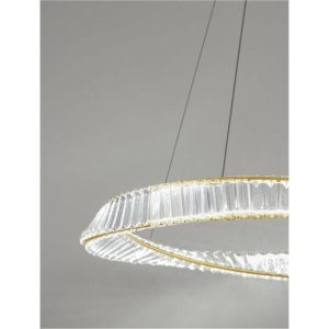 Kép 3/5 - Nova Luce Aurelia LED függesztett lámpa arany