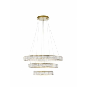 Kép 1/7 - Nova Luce Aurelia LED függesztett lámpa arany