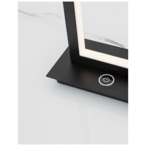 Kép 5/6 - Nova Luce Wenna LED asztali lámpa fekete