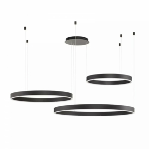 Kép 1/2 - Nova Luce Motif LED függesztett lámpa fekete