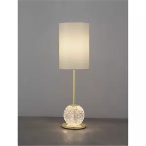 Kép 4/8 - Nova Luce Brillante LED asztali lámpa arany (K)