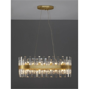Kép 9/10 - Nova Luce Crown függesztett lámpa arany