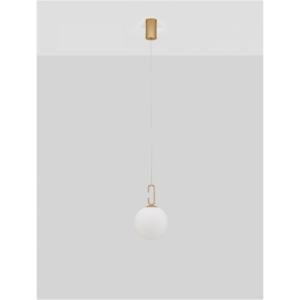 Kép 2/8 - Nova Luce Hook LED függesztett lámpa arany