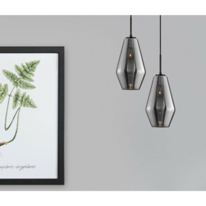 Kép 2/4 - Nova Luce Veiro függeszték füstszínű