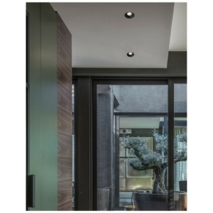 Kép 2/2 - Nova Luce Petit LED víz-védett süllyeszthető lámpa fekete