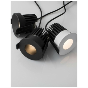 Kép 2/2 - Nova Luce Petit LED víz-védett süllyeszthető lámpa fekete