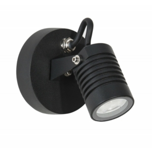 Kép 1/3 - Nova Luce Fend kültéri LED fali lámpa fekete
