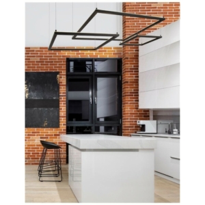 Kép 2/7 - Nova Luce Eterna LED függesztett lámpa fekete