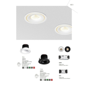 Kép 3/5 - Nova Luce Gio LED beépíthető lámpa fehér