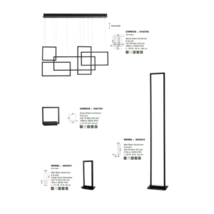 Kép 4/4 - Nova Luce Wenna LED állólámpa fekete