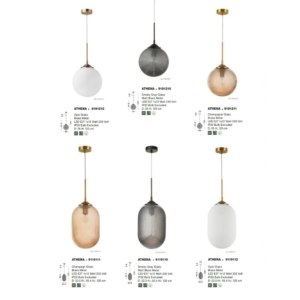 Kép 4/4 - Nova Luce Athena függeszték pezsgő