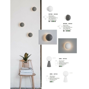 Kép 6/6 - Nova Luce Zero asztali lámpa fehér