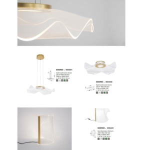 Kép 6/6 - Nova Luce Siderno LED asztali lámpa arany