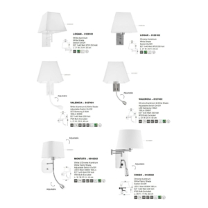 Kép 3/3 - Nova Luce Valencia LED falikar króm