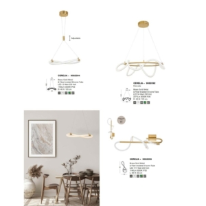 Kép 6/6 - Nova Luce Cerelia LED falikar arany