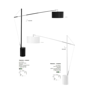 Kép 3/3 - Nova Luce Traccia állólámpa fehér