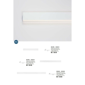 Kép 8/8 - Nova Luce Seline LED fali lámpa fehér