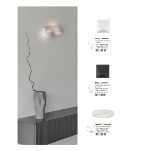 Kép 4/4 - Nova Luce Bazz LED fali lámpa fehér