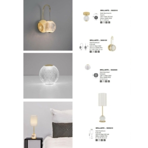 Kép 8/8 - Nova Luce Brillante LED asztali lámpa arany