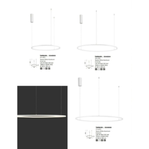 Kép 8/8 - Nova Luce Tarquin LED függesztett lámpa fehér