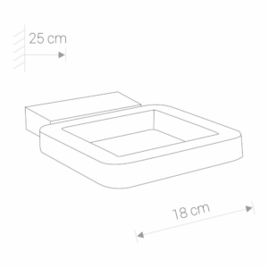 Kép 2/3 - Nowodvorski Thika LED kültéri fali lámpa fekete