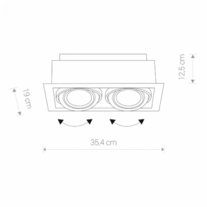 Kép 2/3 - Nowodvorski Downlight süllyeszthető spot lámpa fehér