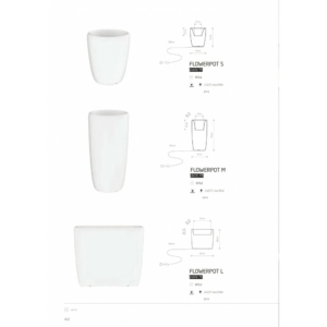 Kép 3/3 - Nowodvorski Flowerpot kültéri hangulatvilágítás fehér