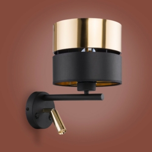 Kép 2/5 - TK Lighting Hilton falikar arany (K)