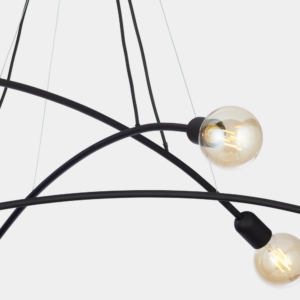 Kép 3/6 - TK Lighting Helix függeszték fekete