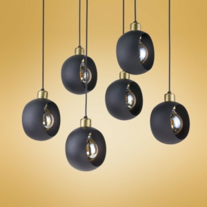 Kép 2/6 - TK Lighting Cyklop függeszték fekete