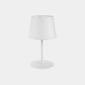 Kép 1/5 - TK Lighting Maja Gray asztali lámpa fehér