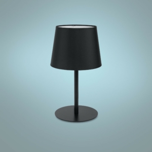 Kép 3/5 - TK Lighting Maja Gray asztali lámpa fekete