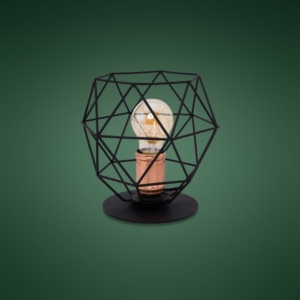 Kép 2/5 - TK Lighting Galaxy asztali lámpa fekete