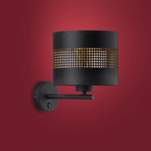 Kép 2/4 - TK Lighting Tago falikar fekete (K)