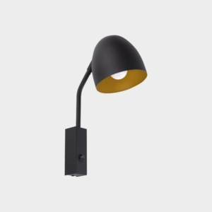 Kép 1/5 - TK Lighting Soho falikar fekete