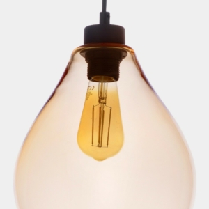 Kép 3/5 - TK Lighting Tulon függeszték borostyán