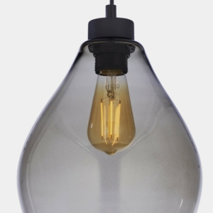 Kép 3/5 - TK Lighting Tulon függeszték füstszínű