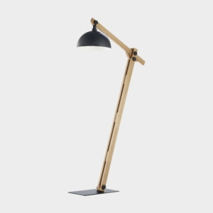 Kép 1/5 - TK Lighting Oslo állólámpa fekete