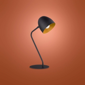 Kép 2/5 - TK Lighting Soho íróasztali lámpa fekete