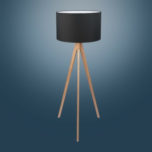 Kép 3/7 - TK Lighting Treviso állólámpa fekete