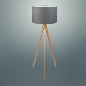 Kép 2/6 - TK Lighting Treviso állólámpa szürke