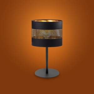 Kép 2/4 - TK Lighting Tago asztali lámpa fekete