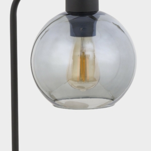Kép 3/5 - TK Lighting Cubus asztali lámpa füstszínű