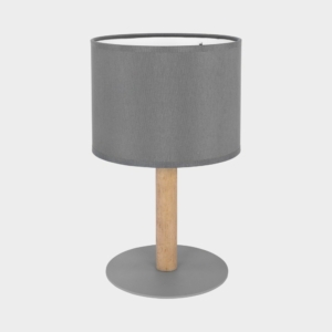 Kép 1/5 - TK Lighting Deva asztali lámpa szürke