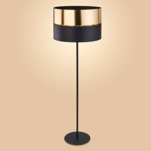 Kép 2/5 - TK Lighting Hilton állólámpa arany