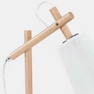Kép 3/6 - TK Lighting Vaio White asztali lámpa fehér