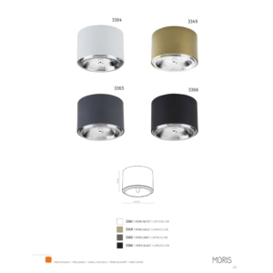 Kép 5/5 - TK Lighting Moris spotlámpa fekete (K)