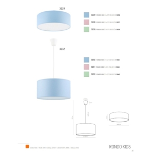 Kép 5/5 - TK Lighting Rondo függesztett lámpa rózsaszín