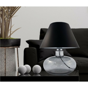 Kép 2/2 - Zuma Mersin asztali lámpa fekete